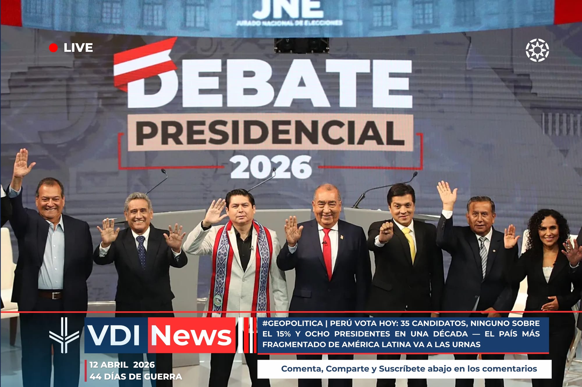 #GEOPOLITICA | PERÚ VOTA HOY: 35 CANDIDATOS, NINGUNO SOBRE EL 15% Y OCHO PRESIDENTES EN UNA DÉCADA — EL PAÍS MÁS FRAGMENTADO DE AMÉRICA LATINA VA A LAS URNAS