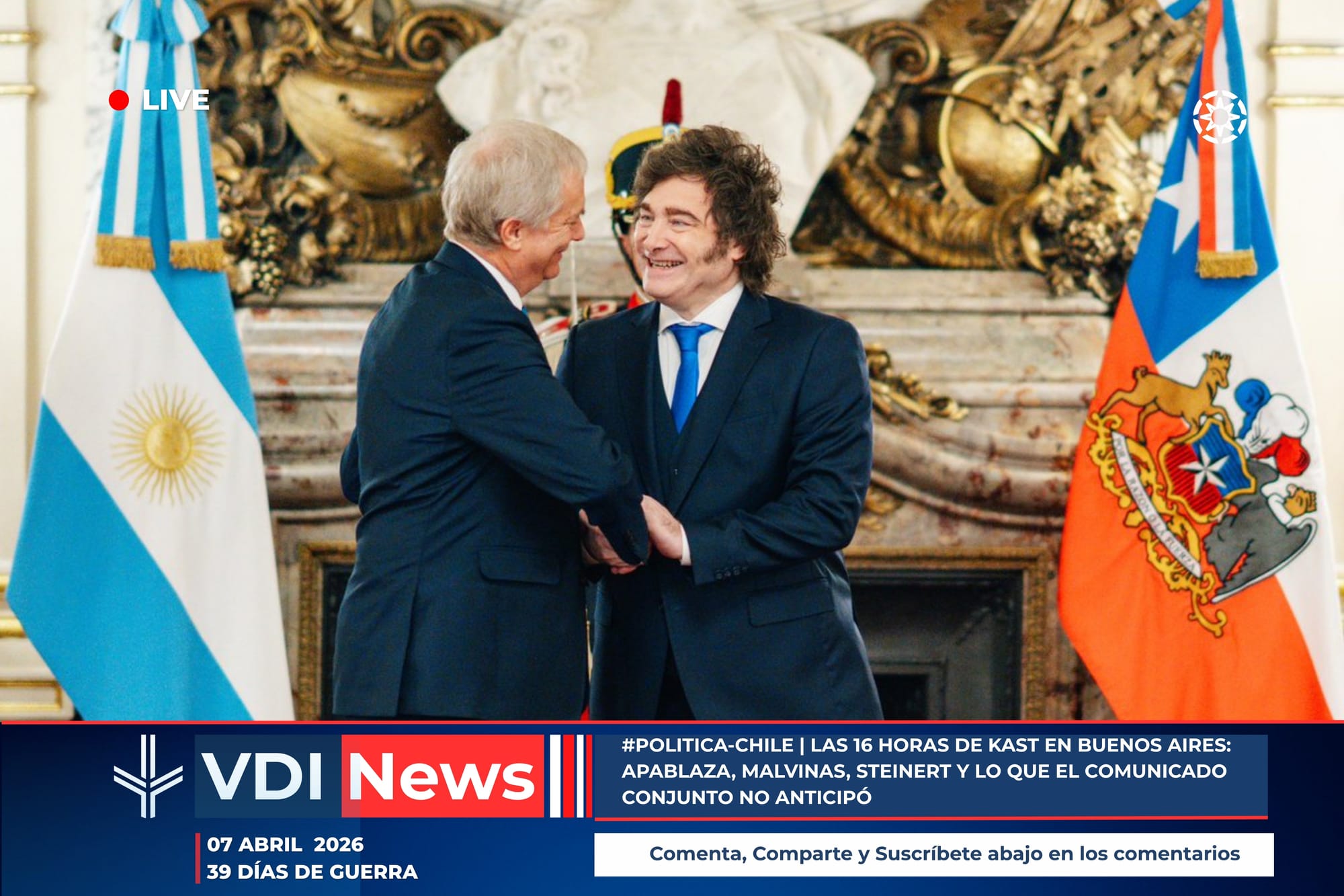 #POLITICA-CHILE | LAS 16 HORAS DE KAST EN BUENOS AIRES: APABLAZA, MALVINAS, STEINERT Y LO QUE EL COMUNICADO CONJUNTO NO ANTICIPÓ