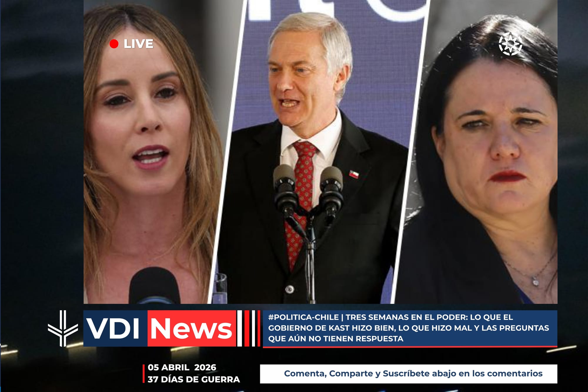 #POLITICA-CHILE | TRES SEMANAS EN EL PODER: LO QUE EL GOBIERNO DE KAST HIZO BIEN, LO QUE HIZO MAL Y LAS PREGUNTAS QUE AÚN NO TIENEN RESPUESTA