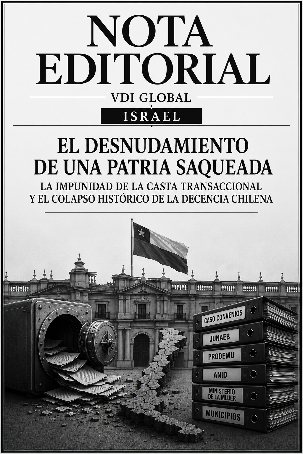 NOTA DEL EDITOR: El desnudamiento de una patria saqueada — La impunidad de la casta transaccional y el colapso histórico de la decencia chilena