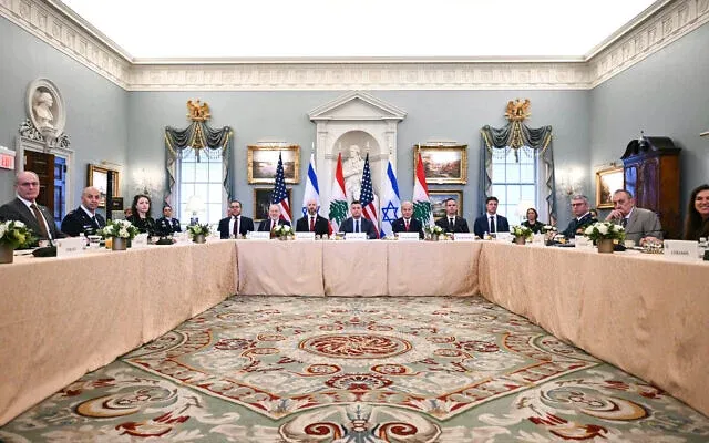 COMIENZAN NUEVAS CONVERSACIONES ENTRE ISRAEL Y LÍBANO EN WASHINGTON D.C., MIENTRAS LAS FUERZAS DE DEFENSA DE ISRAEL FLEXIBILIZAN LAS RESTRICCIONES DE SEGURIDAD EN EL NORTE DE ISRAEL