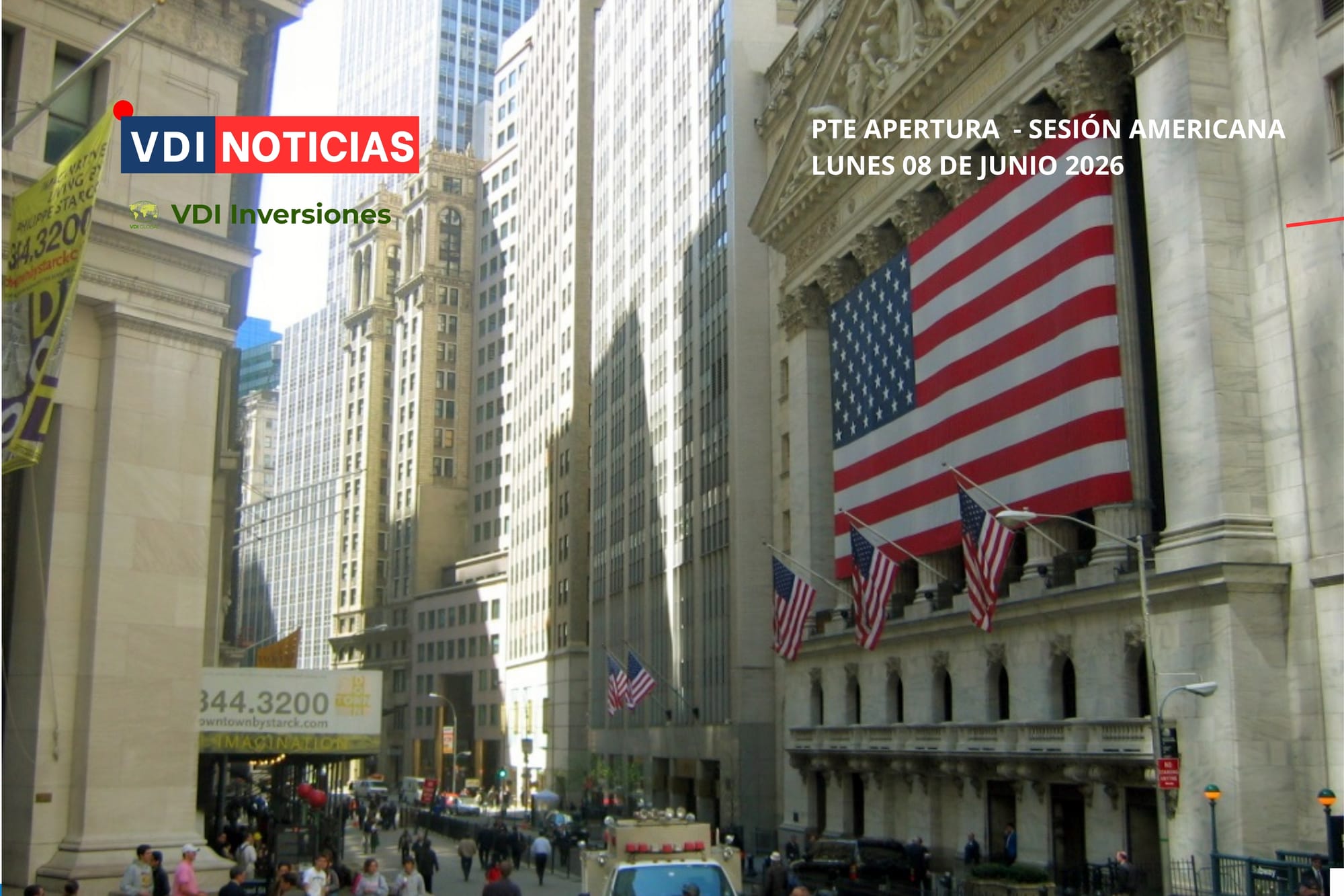 PRE APERTURA - SESIÓN AMERICANA - 08 DE JUNIO