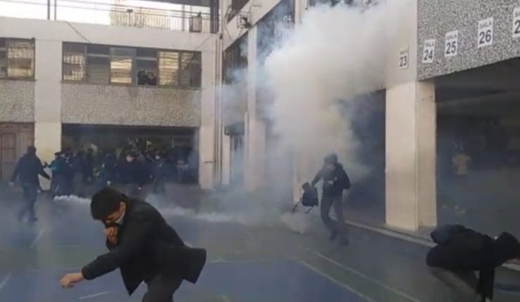 "VA A CORRER SANGRE": INSTITUTO NACIONAL SUSPENDE CLASES POR AMENAZA DE TIROTEO Y LA VIOLENCIA QUE EL PC Y EL COLEGIO DE PROFESORES ALIMENTARON AÑO A AÑO TIENE CONSECUENCIAS