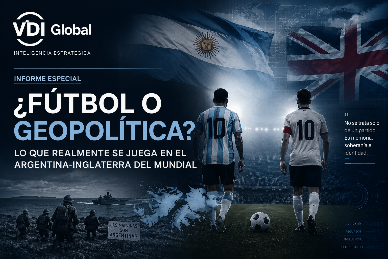 ¿FÚTBOL O GEOPOLÍTICA? LO QUE REALMENTE SE JUEGA EN EL ARGENTINA-INGLATERRA DEL MUNDIAL