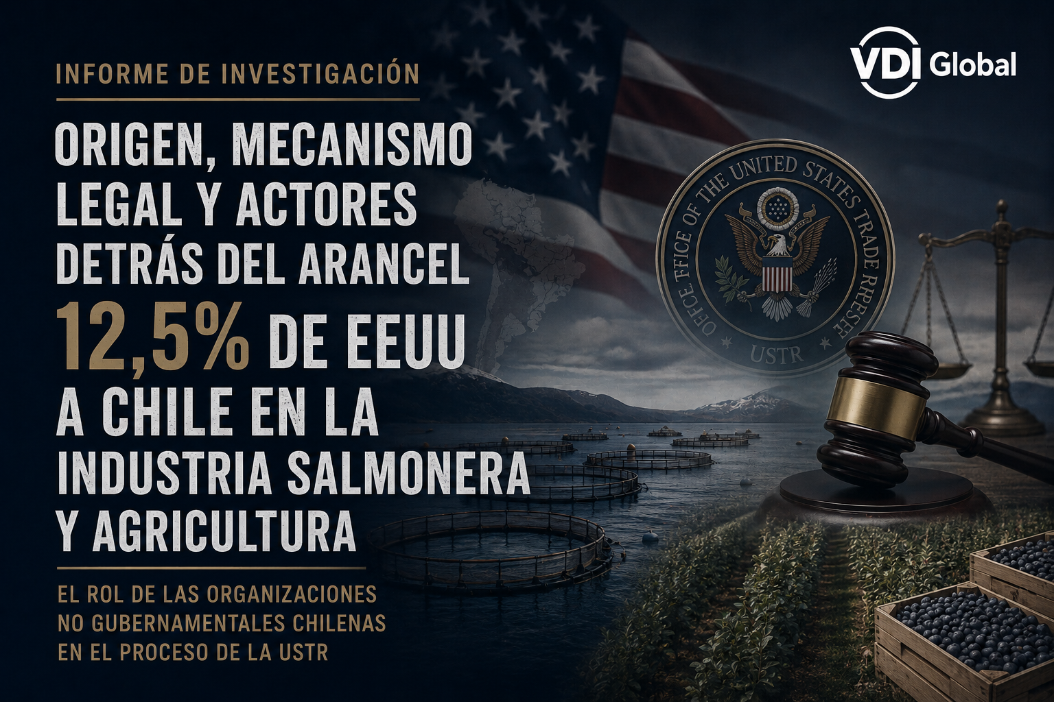 Origen, mecanismo legal y actores detrás del arancel estadounidense de 12,5% a Chile: el rol de las organizaciones no gubernamentales chilenas en el proceso de la USTR