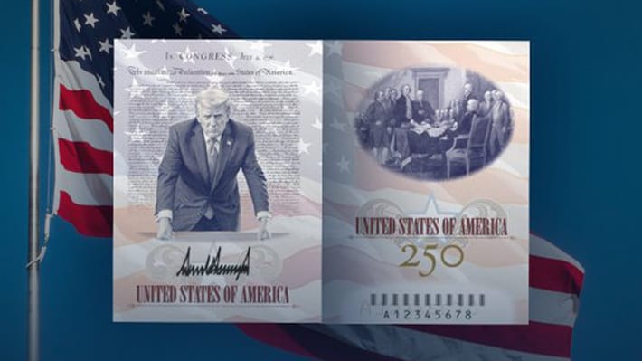 EL CULTO A LA ESTUPIDEZ Y LA ARROGANCIA : TRUMP SE ADUEÑA DEL PASAPORTE ESTADOUNIDENSE