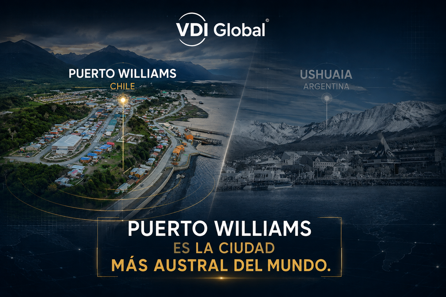 POR QUÉ PUERTO WILLIAMS, Y NO USHUAIA, ES LA CIUDAD MÁS AUSTRAL DEL MUNDO: LA GEOGRAFÍA NO MIENTE, POR MUCHO QUE LES ENOJE A LOS ARGENTINOS