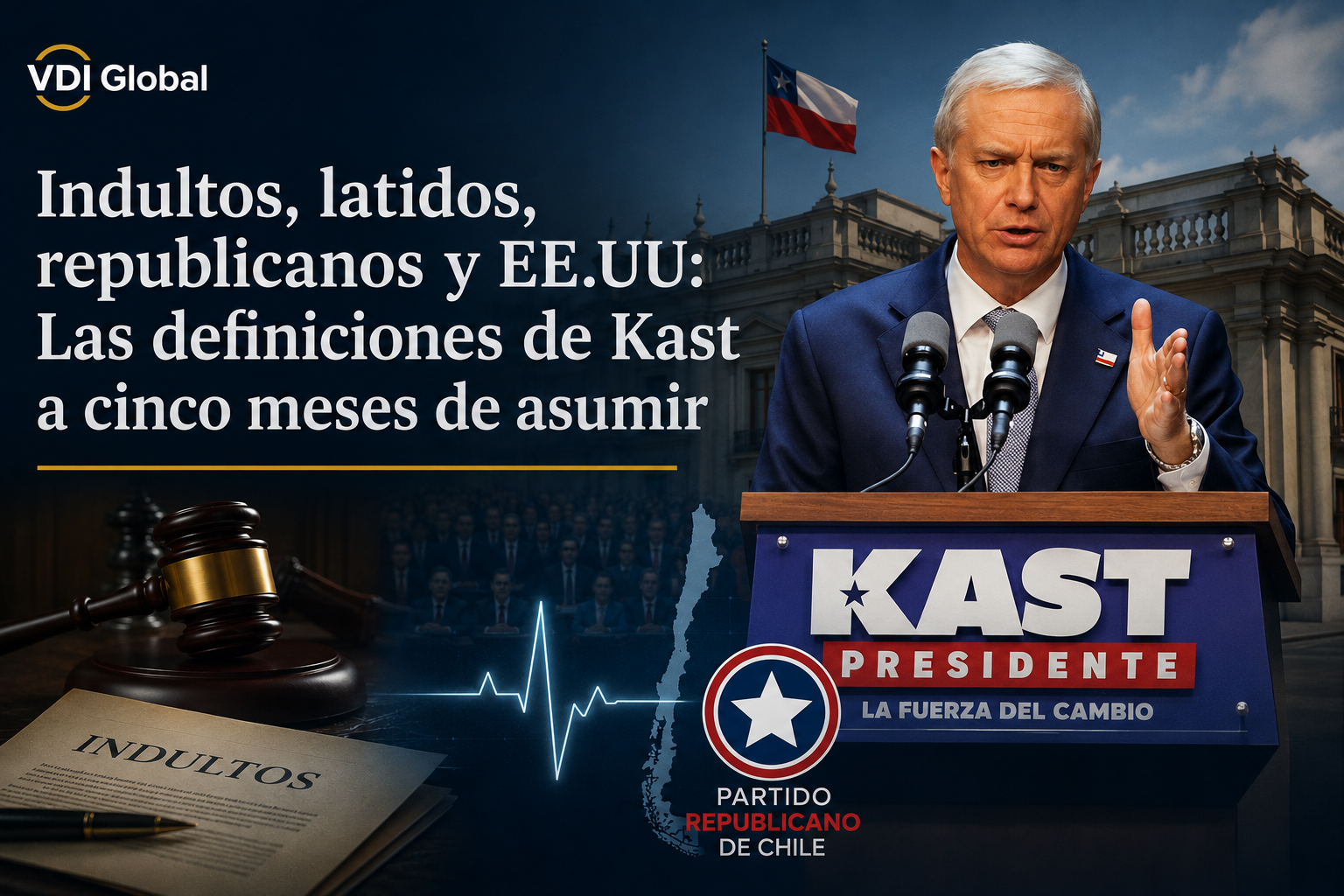 INDULTOS, LATIDOS, REPUBLICANOS Y EE.UU.: LAS DEFINICIONES DE KAST A CINCO MESES DE ASUMIR, Y LO QUE ESTA COLUMNA YA HABÍA DOCUMENTADO SOBRE CADA UNO DE ESOS FRENTES