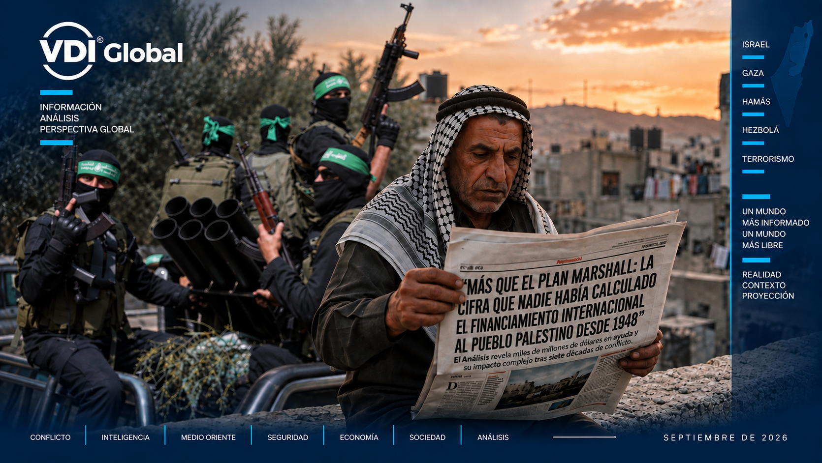 MÁS QUE EL PLAN MARSHALL: LA CIFRA QUE NADIE HABÍA CALCULADO SOBRE EL FINANCIAMIENTO INTERNACIONAL AL PUEBLO PALESTINO DESDE 1948