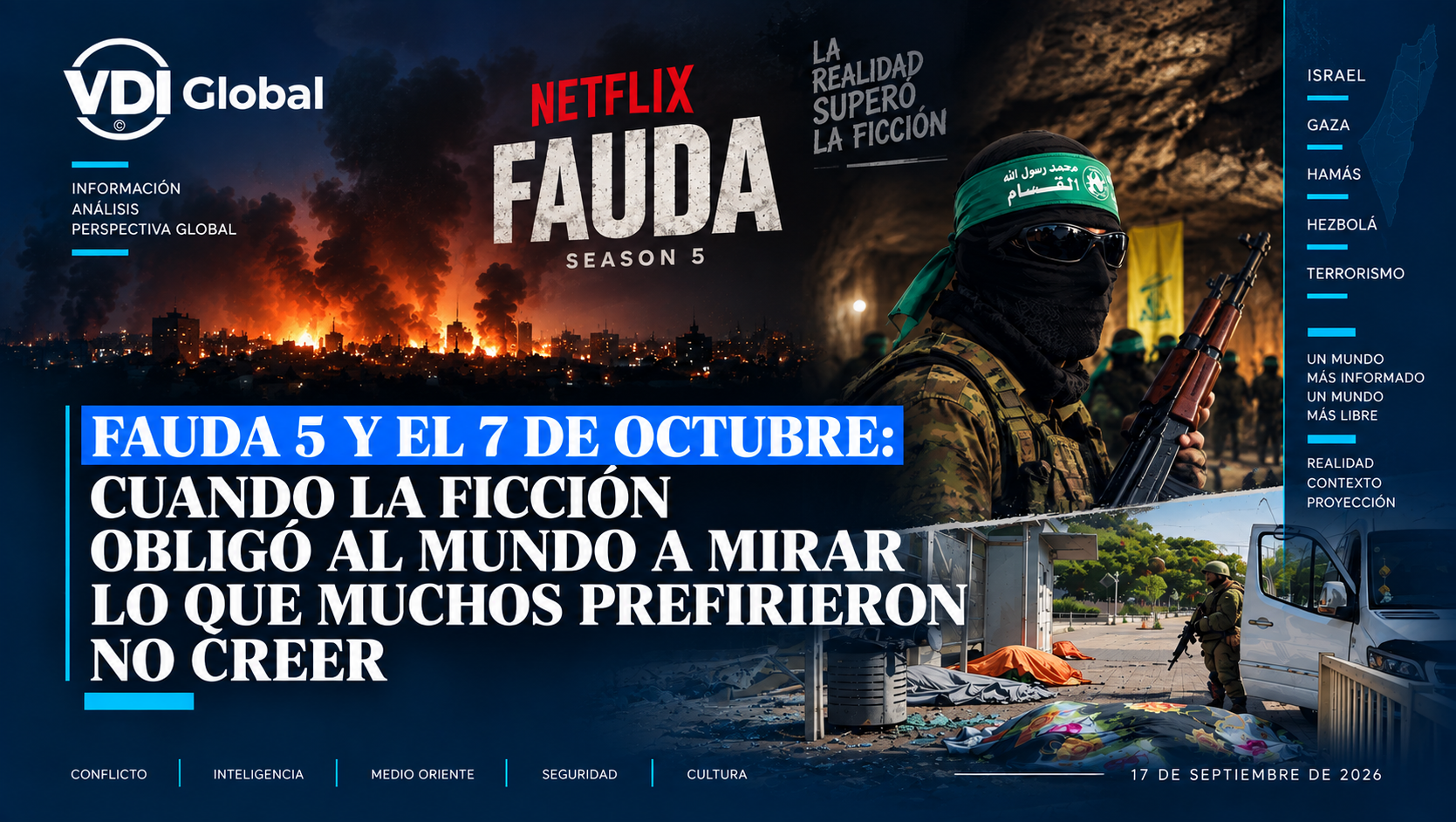 FAUDA 5 Y EL 7 DE OCTUBRE: CUANDO LA FICCIÓN OBLIGÓ AL MUNDO A MIRAR LO QUE MUCHOS PREFIRIERON NO CREER