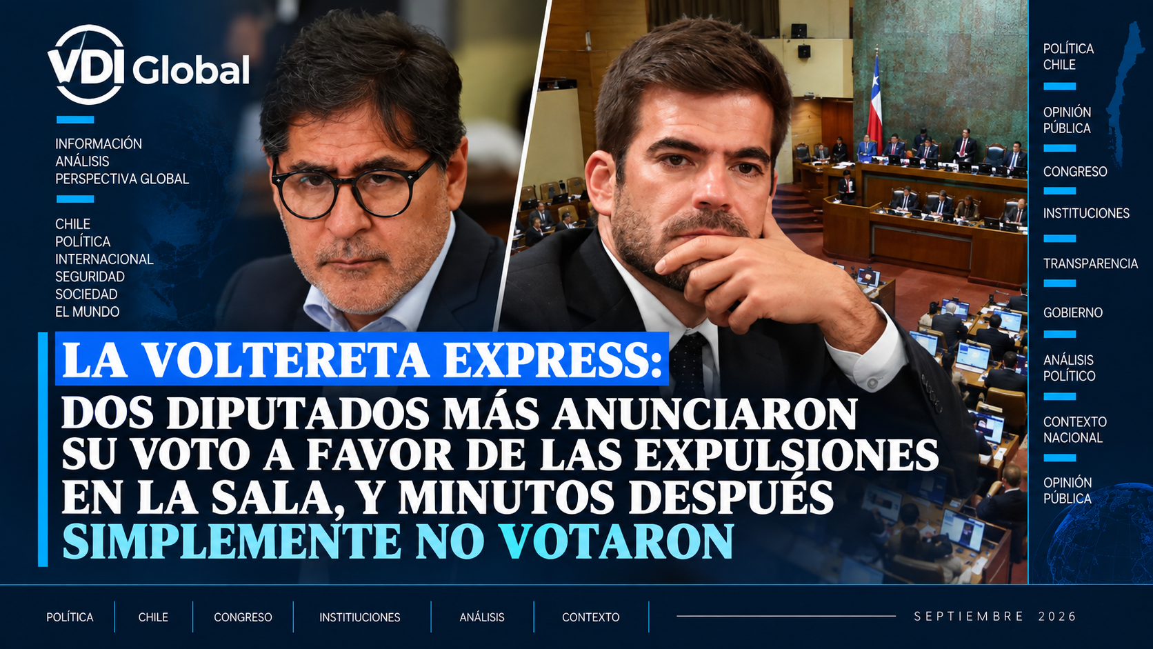 LA VOLTERETA EXPRESS: DOS DIPUTADOS MÁS ANUNCIARON SU VOTO A FAVOR DE LAS EXPULSIONES EN LA SALA, Y MINUTOS DESPUÉS SIMPLEMENTE NO VOTARON