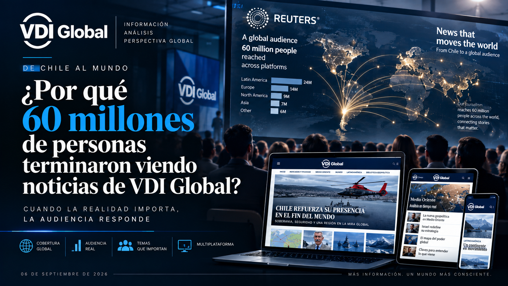 ¿Por qué 60 millones de personas terminaron viendo noticias de VDI Global?