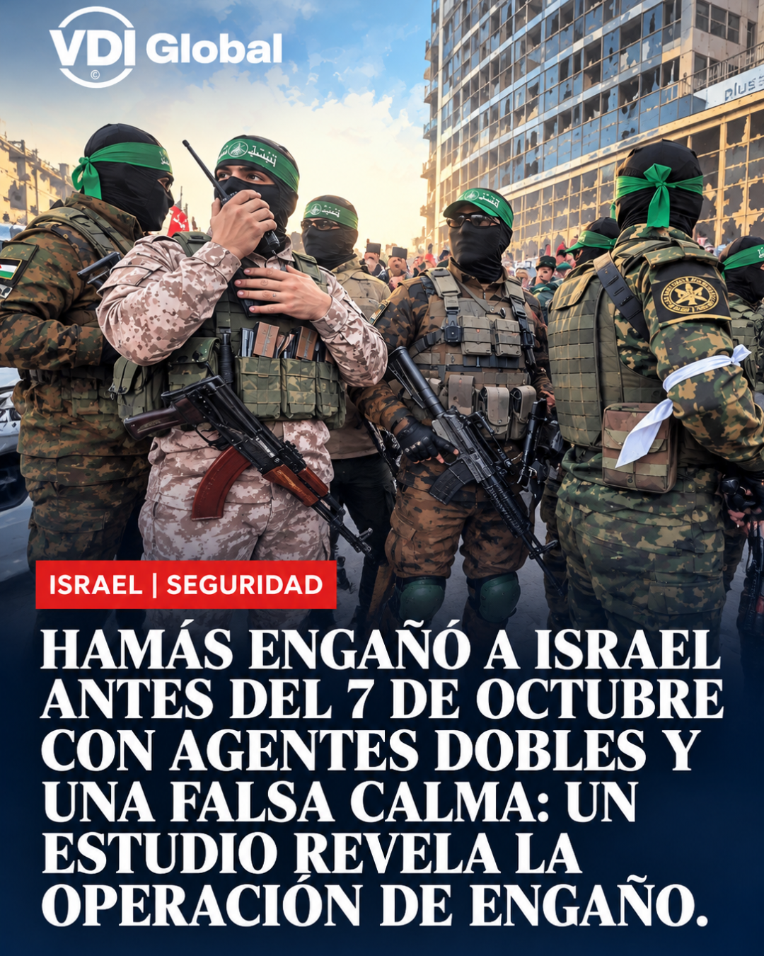 HAMÁS ENGAÑÓ A ISRAEL ANTES DEL 7 DE OCTUBRE CON AGENTES DOBLES Y UNA FALSA CALMA: UN ESTUDIO REVELA LA OPERACIÓN DE ENGAÑO