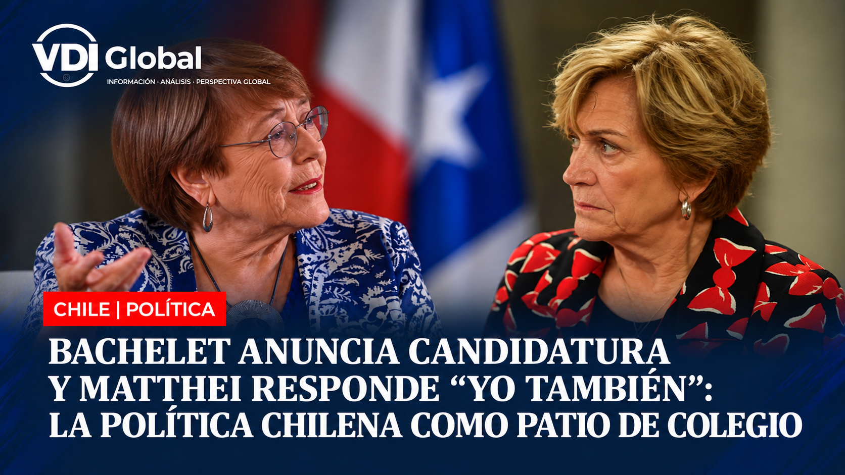 BACHELET DICE «YO CREO QUE SÍ» Y MATTHEI RESPONDE «YO TAMBIÉN LO VERÉ EN SU MINUTO»: LA POLÍTICA CHILENA COMO PATIO DE COLEGIO