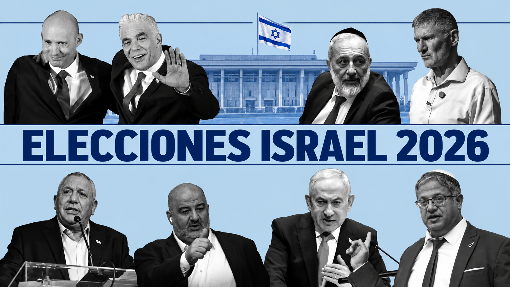 ISRAEL, A DIEZ DÍAS DE LAS ELECCIONES: EL BLOQUE DE NETANYAHU Y LA OPOSICIÓN EMPATAN EN TORNO A 52 ESCAÑOS, NINGUNO ALCANZA LOS 61 Y LOS PARTIDOS PEGADOS AL UMBRAL PUEDEN DECIDIR QUIÉN GOBIERNA