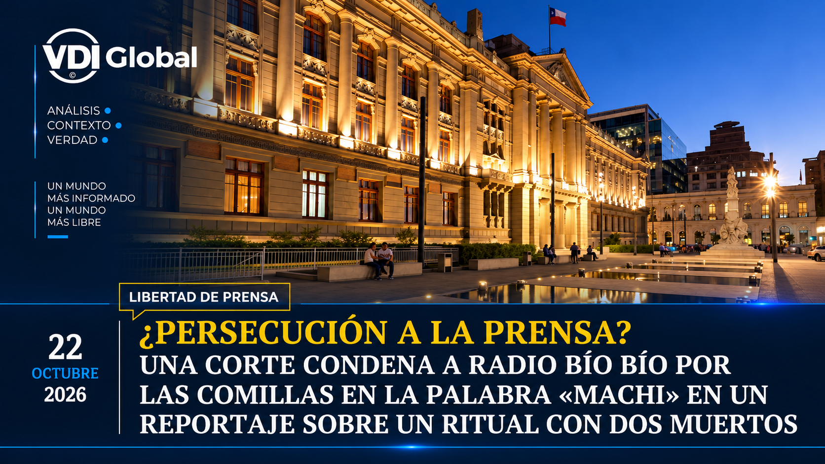 ¿PERSECUCIÓN A LA PRENSA? UNA CORTE CONDENA A RADIO BÍO BÍO POR LAS COMILLAS EN LA PALABRA «MACHI» EN UN REPORTAJE SOBRE UN RITUAL CON DOS MUERTOS