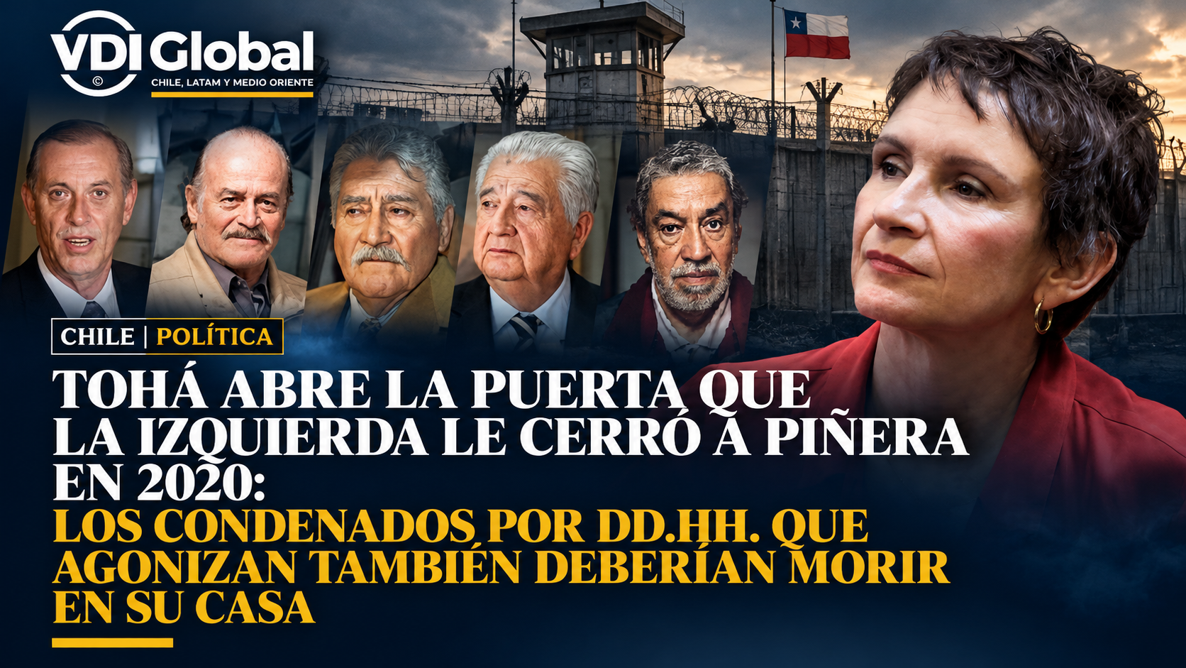 TOHÁ ABRE LA PUERTA QUE LA IZQUIERDA LE CERRÓ A PIÑERA EN 2020: LOS CONDENADOS POR DD.HH. QUE AGONIZAN TAMBIÉN DEBERÍAN MORIR EN SU CASA
