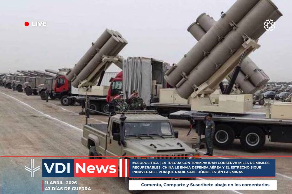 #GEOPOLITICA | LA TREGUA CON TRAMPA: IRÁN CONSERVA MILES DE MISILES RECUPERABLES, CHINA LE ENVÍA DEFENSA AÉREA Y EL ESTRECHO SIGUE INNAVEGABLE PORQUE NADIE SABE DÓNDE ESTÁN LAS MINAS post image