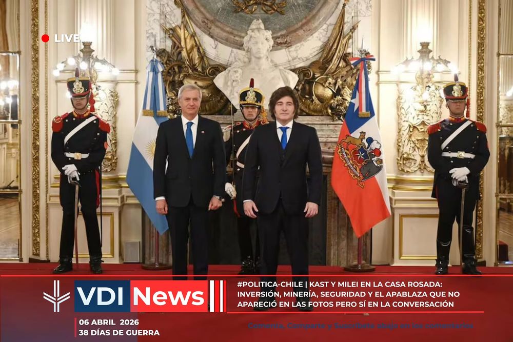 #POLITICA-CHILE | KAST Y MILEI EN LA CASA ROSADA: INVERSIÓN, MINERÍA, SEGURIDAD Y EL APABLAZA QUE NO APARECIÓ EN LAS FOTOS PERO SÍ EN LA CONVERSACIÓN post image