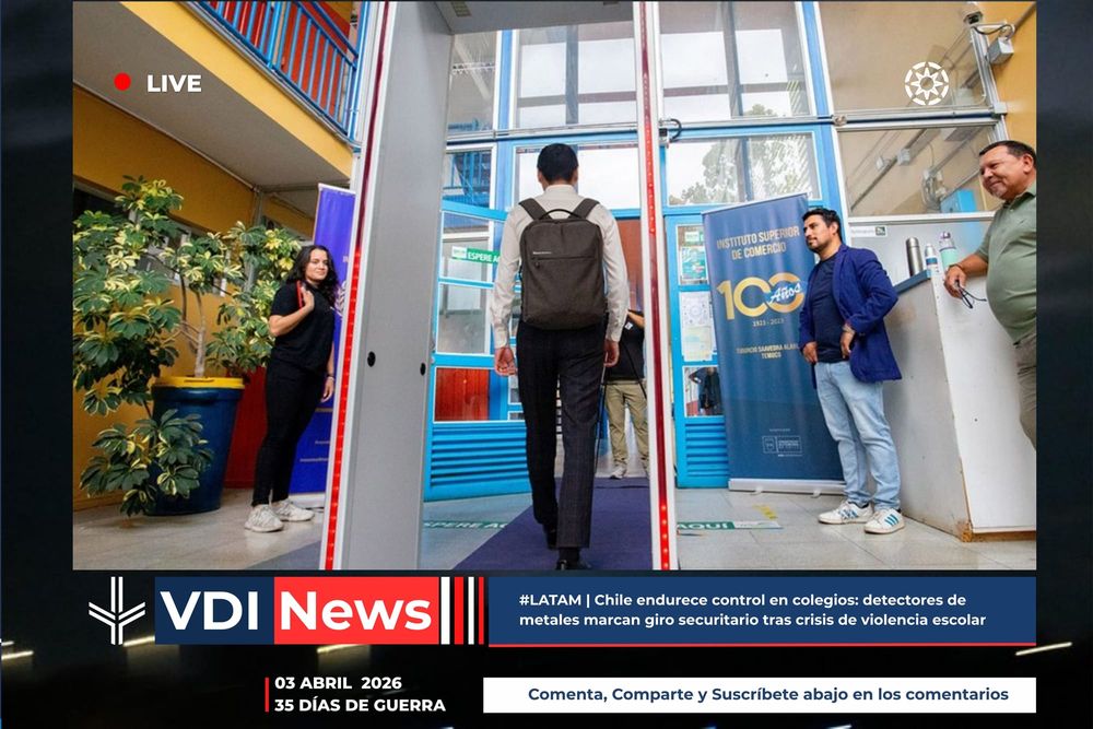 #LATAM | Chile endurece control en colegios: detectores de metales marcan giro securitario tras crisis de violencia escolar post image