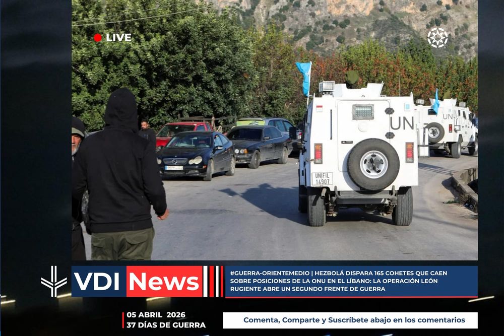 #GUERRA-ORIENTEMEDIO | HEZBOLÁ DISPARA 165 COHETES QUE CAEN SOBRE POSICIONES DE LA ONU EN EL LÍBANO: LA OPERACIÓN LEÓN RUGIENTE ABRE UN SEGUNDO FRENTE DE GUERRA post image