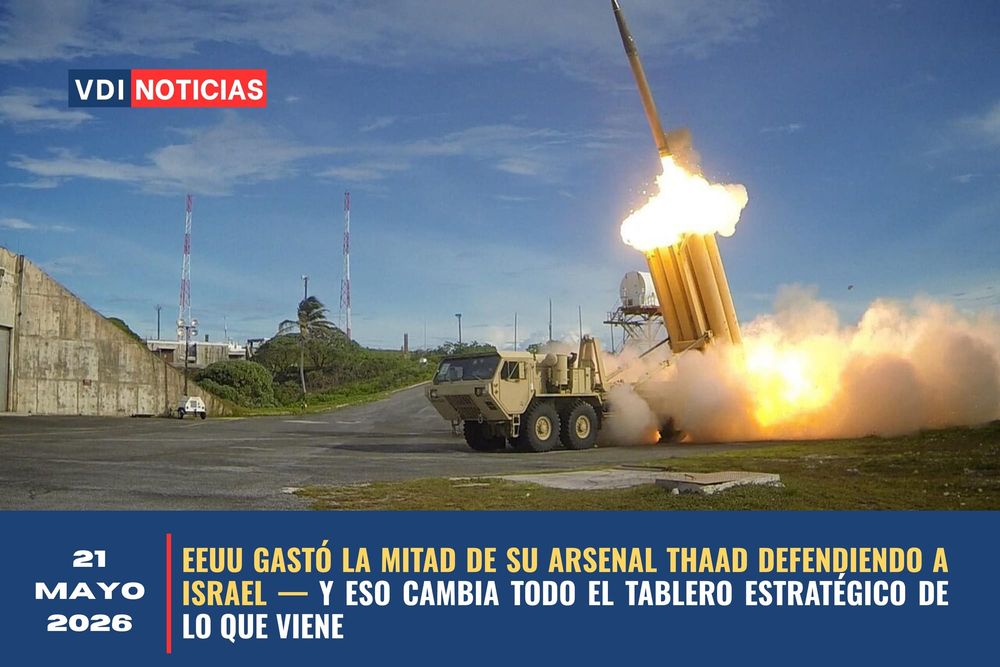 EEUU GASTÓ LA MITAD DE SU ARSENAL THAAD DEFENDIENDO A ISRAEL — Y ESO CAMBIA TODO EL TABLERO ESTRATÉGICO DE LO QUE VIENE post image