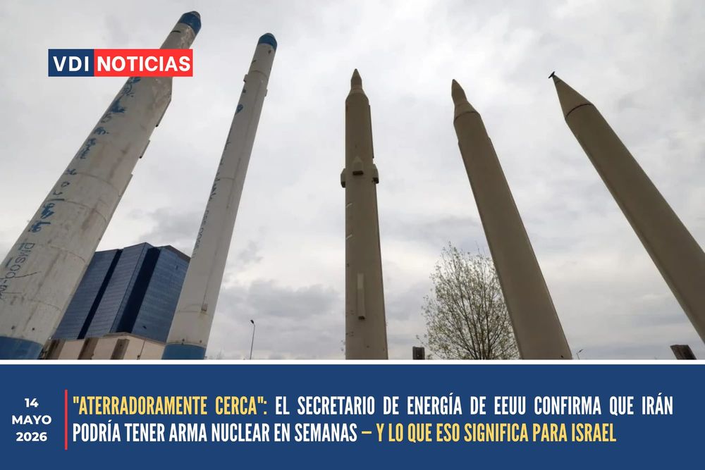 "ATERRADORAMENTE CERCA": EL SECRETARIO DE ENERGÍA DE EEUU CONFIRMA QUE IRÁN PODRÍA TENER ARMA NUCLEAR EN SEMANAS — Y LO QUE ESO SIGNIFICA PARA ISRAEL post image