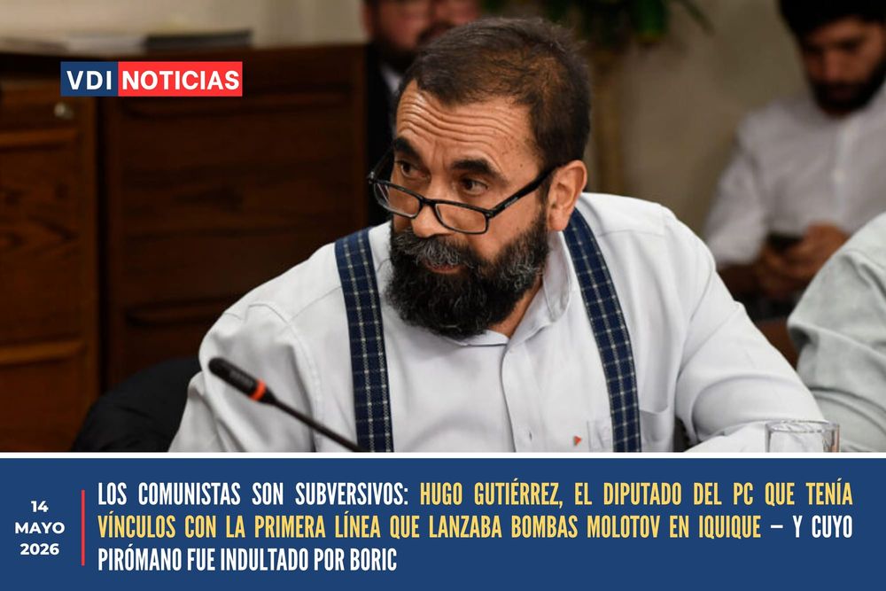 LOS COMUNISTAS SON SUBVERSIVOS: HUGO GUTIÉRREZ, EL DIPUTADO DEL PC QUE TENÍA VÍNCULOS CON LA PRIMERA LÍNEA QUE LANZABA BOMBAS MOLOTOV EN IQUIQUE — Y CUYO PIRÓMANO FUE INDULTADO POR BORIC post image