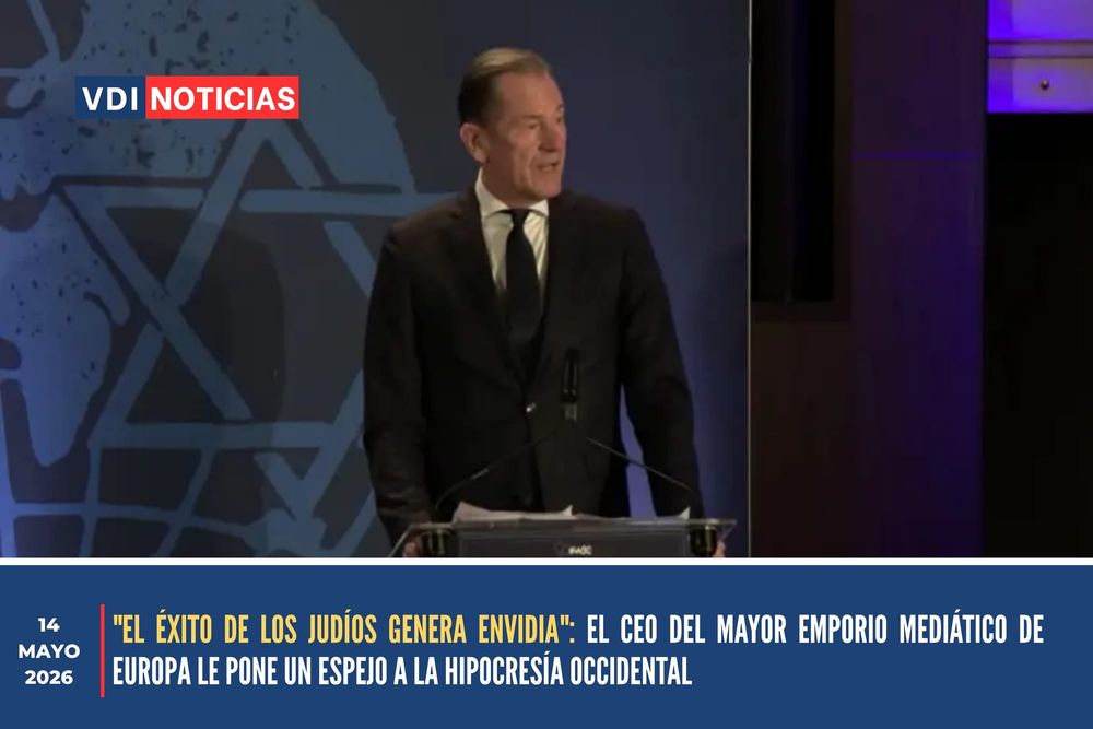 "EL ÉXITO DE LOS JUDÍOS GENERA ENVIDIA": EL CEO DEL MAYOR EMPORIO MEDIÁTICO DE EUROPA LE PONE UN ESPEJO A LA HIPOCRESÍA OCCIDENTAL post image