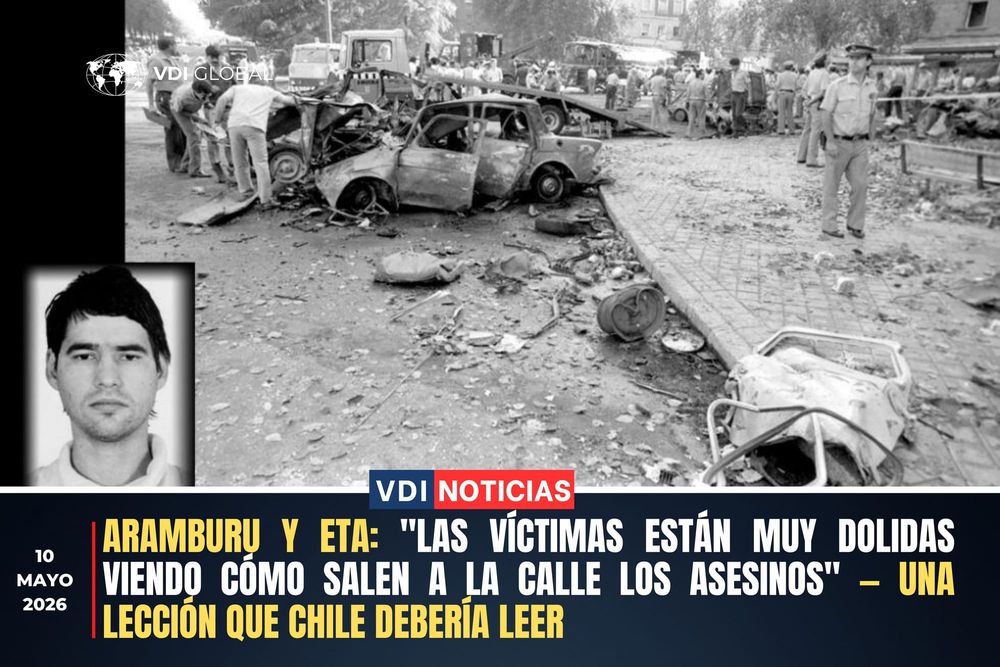 ARAMBURU Y ETA: "LAS VÍCTIMAS ESTÁN MUY DOLIDAS VIENDO CÓMO SALEN A LA CALLE LOS ASESINOS" — UNA LECCIÓN QUE CHILE DEBERÍA LEER post image