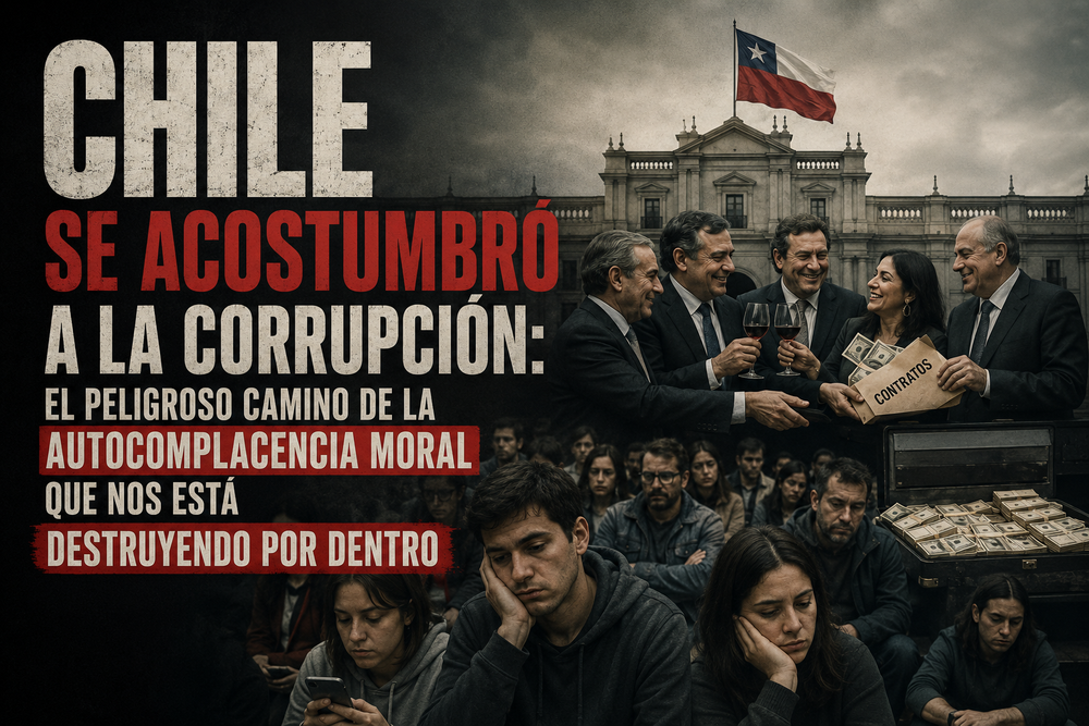 CHILE SE ACOSTUMBRÓ A LA CORRUPCIÓN: EL PELIGROSO CAMINO DE LA AUTOCOMPLACENCIA MORAL QUE NOS ESTÁ DESTRUYENDO POR DENTRO post image