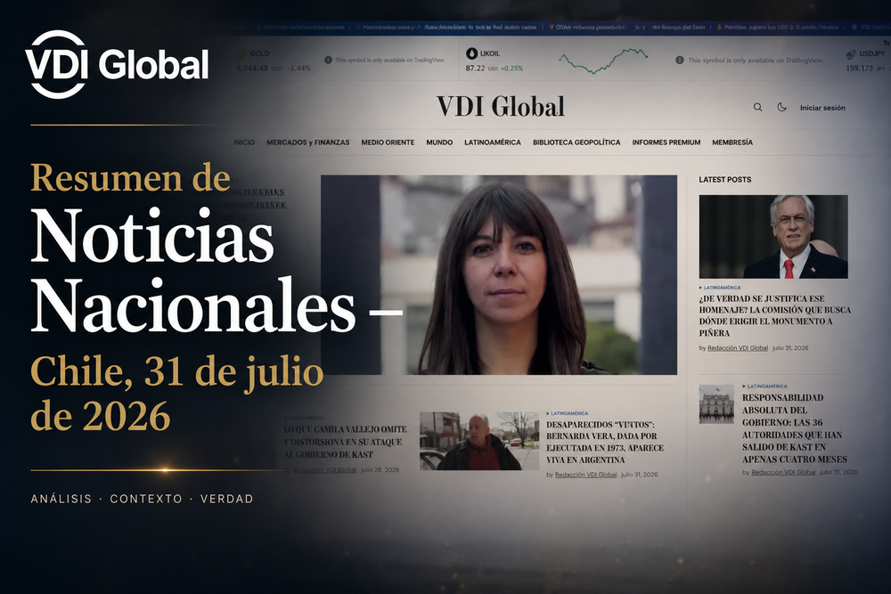 Resumen de Noticias Nacionales — Chile, 31 de julio de 2026 post image