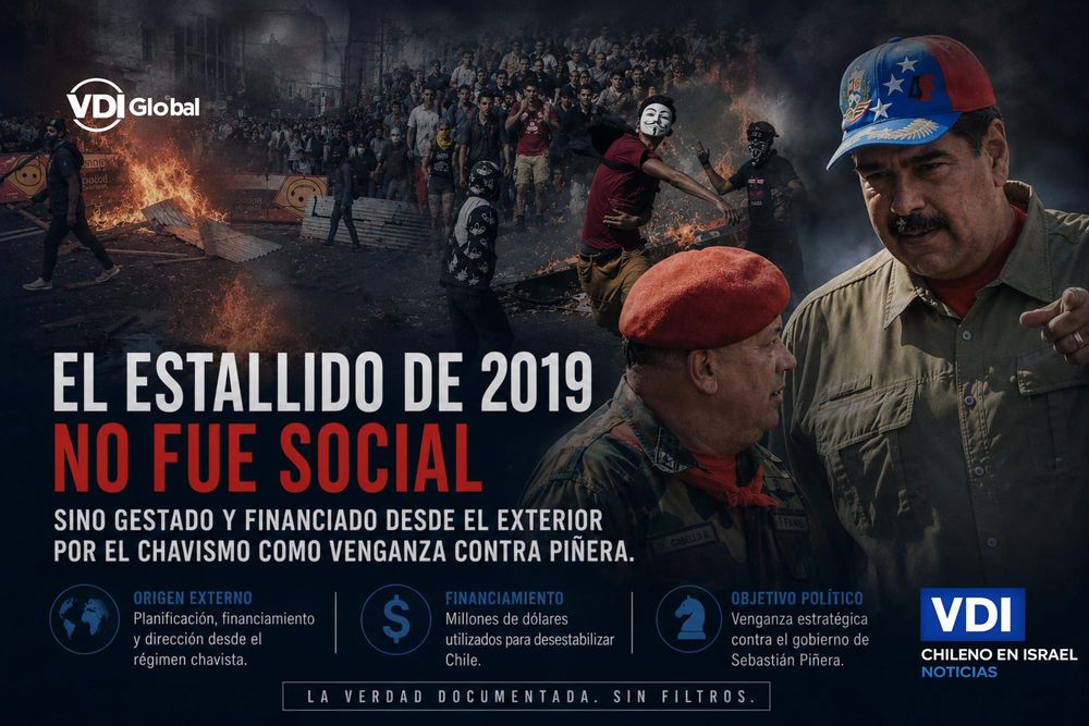 EL ESTALLIDO NO FUE SOCIAL: POR QUÉ VDI GLOBAL RESPALDA LA TESIS DE LA INJERENCIA VENEZOLANA EN OCTUBRE DE 2019 post image