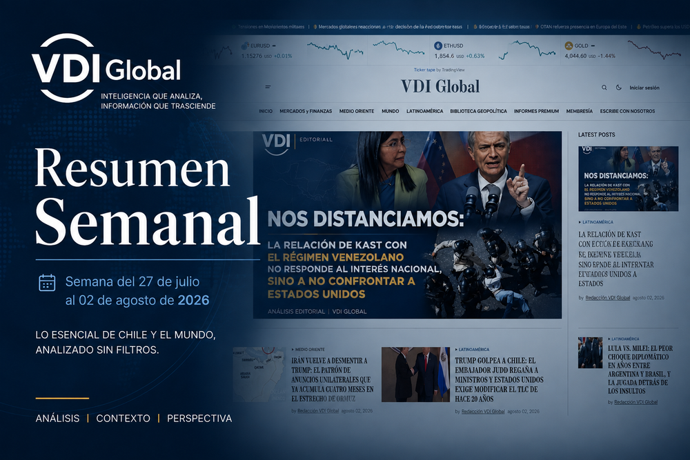 Resumen Semanal VDI Global — Semana del 27 de julio al 2 de agosto de 2026 post image