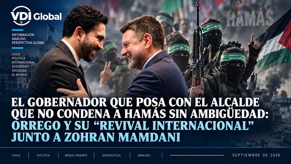EL GOBERNADOR QUE POSA CON EL ALCALDE QUE NO CONDENA A HAMÁS SIN AMBIGÜEDAD: ORREGO Y SU "REVIVAL INTERNACIONAL" JUNTO A ZOHRAN MAMDANI post image