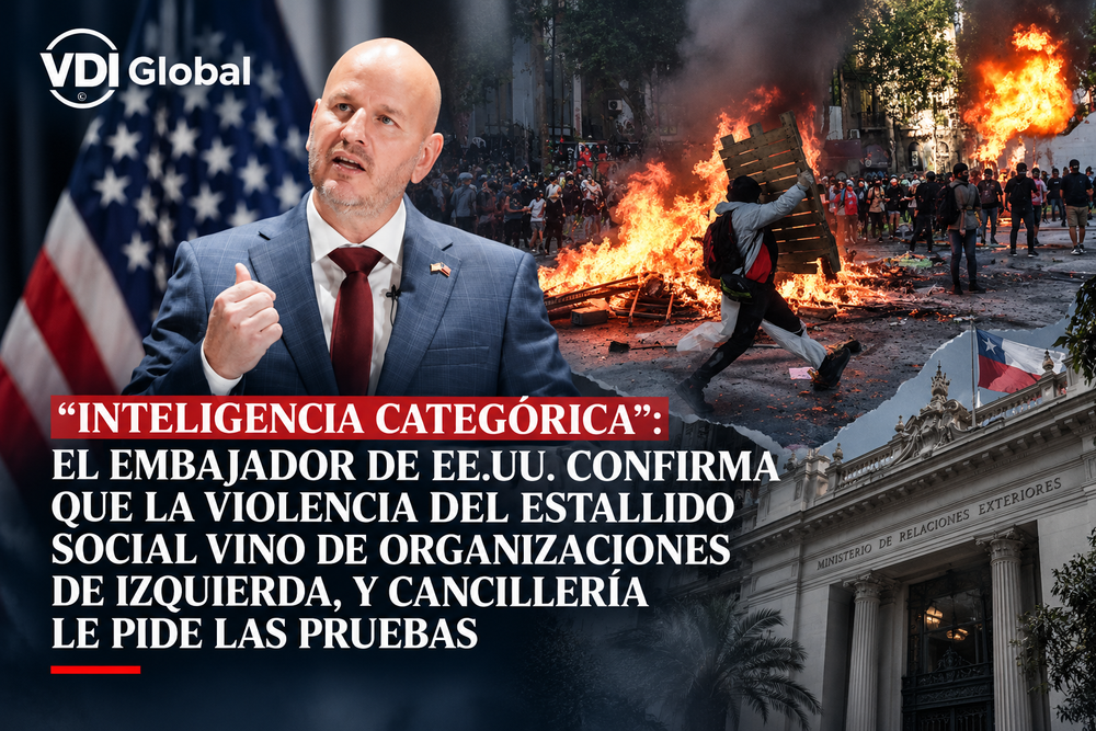 "INTELIGENCIA CATEGÓRICA": EL EMBAJADOR DE EE.UU. CONFIRMA QUE LA VIOLENCIA DEL ESTALLIDO SOCIAL VINO DE ORGANIZACIONES DE IZQUIERDA, Y CANCILLERÍA LE PIDE LAS PRUEBAS post image