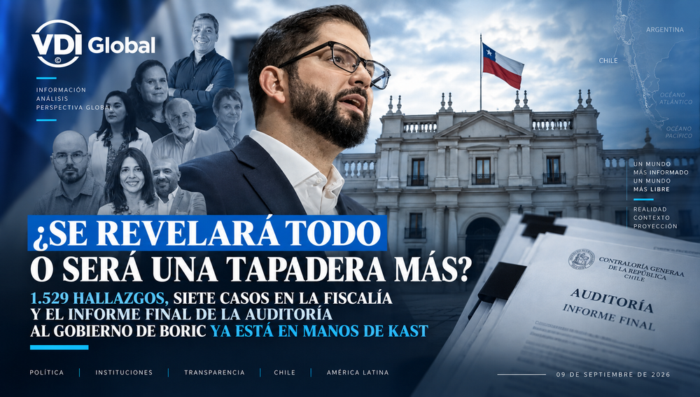 ¿SE REVELARÁ TODO O SERÁ UNA TAPADERA MÁS? 1.529 HALLAZGOS, SIETE CASOS EN LA FISCALÍA Y EL INFORME FINAL DE LA AUDITORÍA AL GOBIERNO DE BORIC YA ESTÁ EN MANOS DE KAST post image