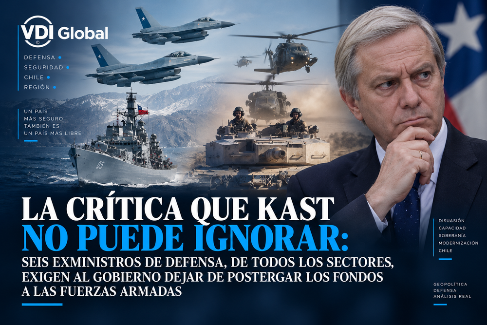 LA CRÍTICA QUE KAST NO PUEDE IGNORAR: SEIS EXMINISTROS DE DEFENSA, DE TODOS LOS SECTORES, EXIGEN AL GOBIERNO DEJAR DE POSTERGAR LOS FONDOS A LAS FUERZAS ARMADAS post image