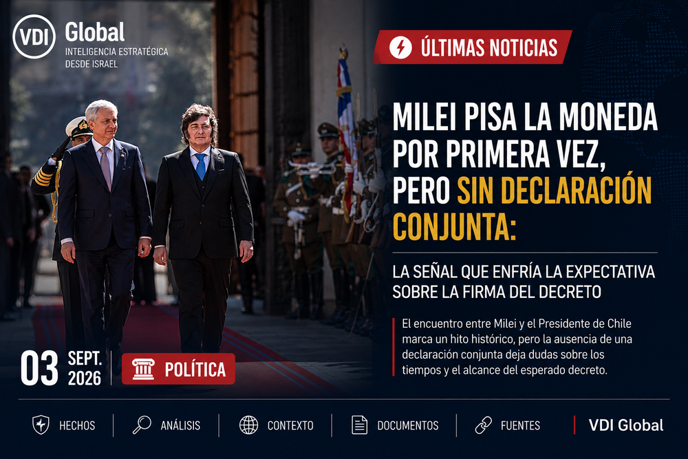 MILEI PISA LA MONEDA POR PRIMERA VEZ, PERO SIN DECLARACIÓN CONJUNTA: LA SEÑAL QUE ENFRÍA LA EXPECTATIVA SOBRE LA FIRMA DEL DECRETO post image