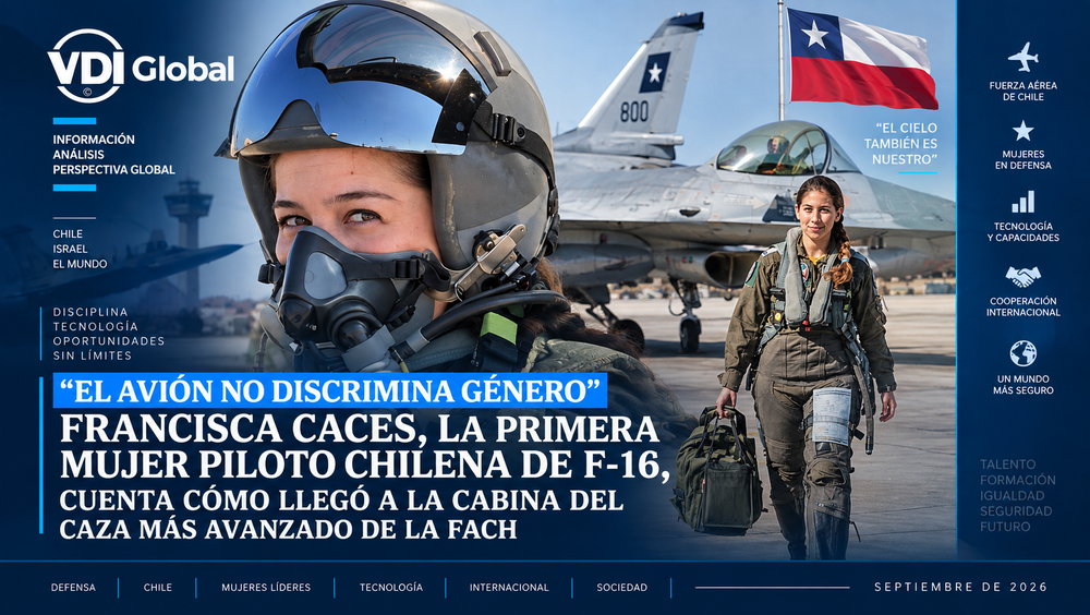 "EL AVIÓN NO DISCRIMINA GÉNERO": FRANCISCA CACES, LA PRIMERA MUJER PILOTO CHILENA DE F-16, CUENTA CÓMO LLEGÓ A LA CABINA DEL CAZA MÁS AVANZADO DE LA FACH post image