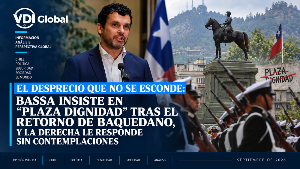 EL DESPRECIO QUE NO SE ESCONDE: BASSA INSISTE EN "PLAZA DIGNIDAD" TRAS EL RETORNO DE BAQUEDANO, Y LA DERECHA LE RESPONDE SIN CONTEMPLACIONES post image