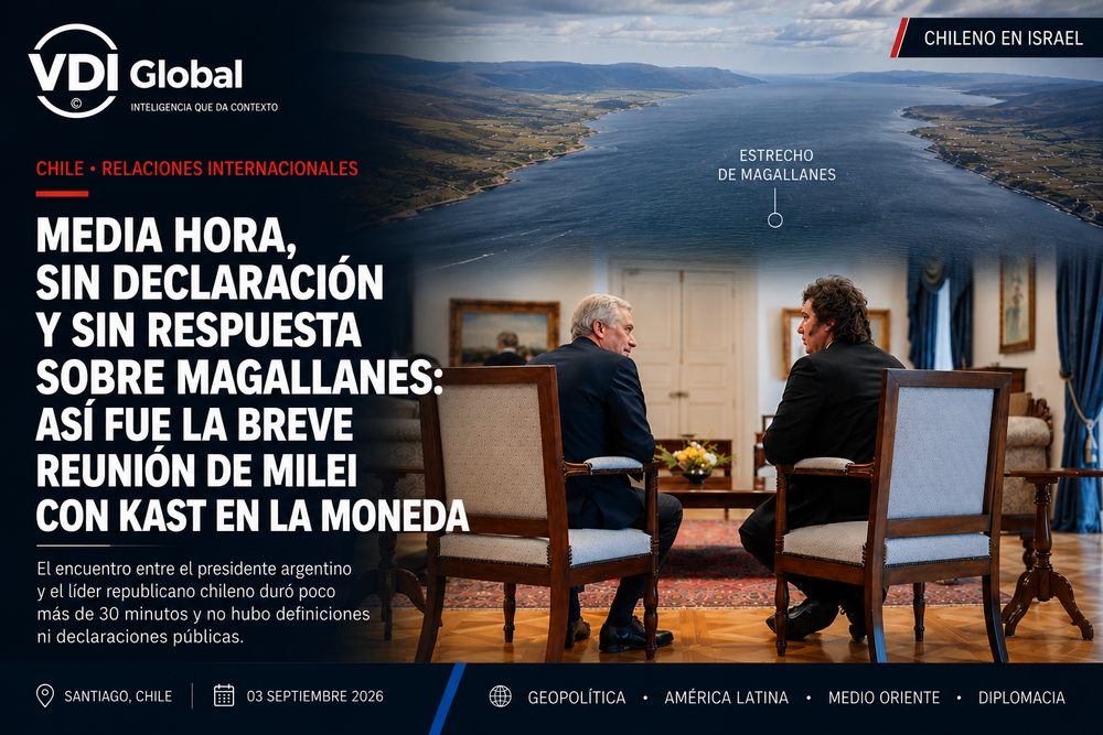 MEDIA HORA, SIN DECLARACIÓN Y SIN RESPUESTA SOBRE MAGALLANES: ASÍ FUE LA BREVE REUNIÓN DE MILEI CON KAST EN LA MONEDA post image
