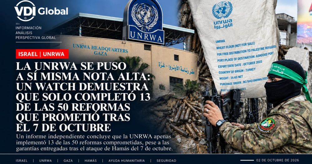 LA UNRWA SE PUSO A SÍ MISMA NOTA ALTA: UN WATCH DEMUESTRA QUE SOLO COMPLETÓ 13 DE LAS 50 REFORMAS QUE PROMETIÓ TRAS EL 7 DE OCTUBRE post image