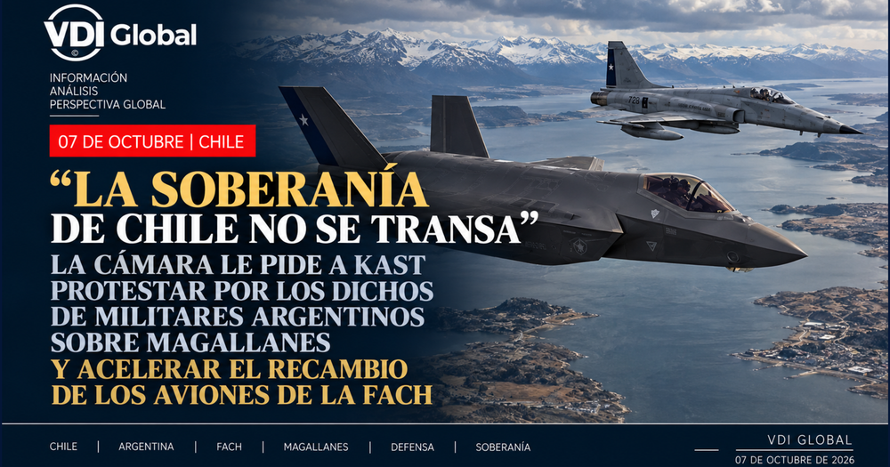 "LA SOBERANÍA DE CHILE NO SE TRANSA": LA CÁMARA LE PIDE A KAST PROTESTAR POR LOS DICHOS DE MILITARES ARGENTINOS SOBRE MAGALLANES Y ACELERAR EL RECAMBIO DE LOS AVIONES DE LA FACH post image