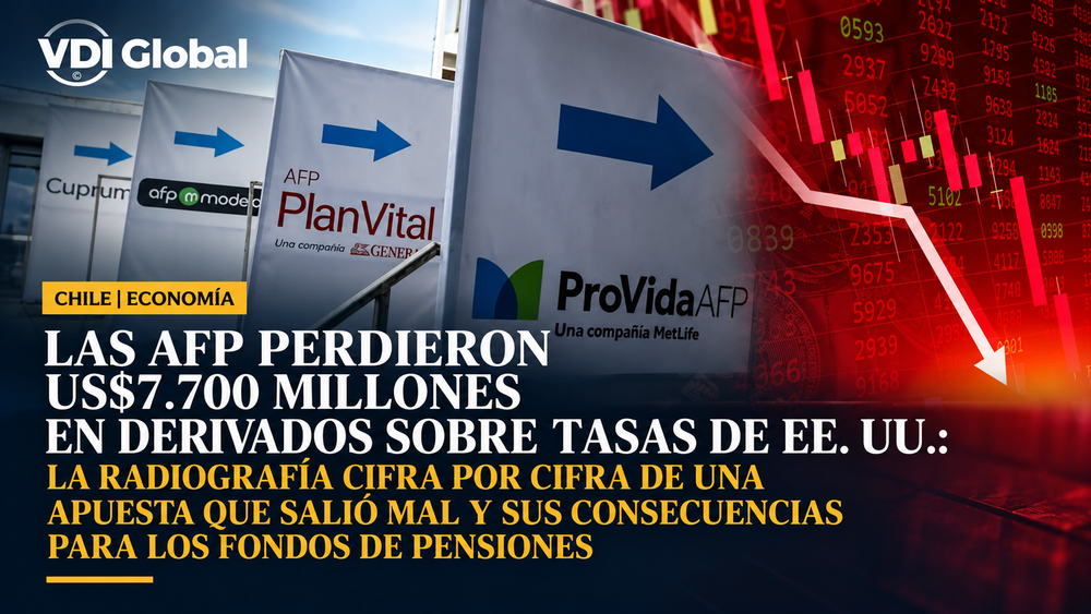 LAS AFP PERDIERON US$7.700 MILLONES EN DERIVADOS SOBRE TASAS DE EE. UU.: LA RADIOGRAFÍA CIFRA POR CIFRA DE UNA APUESTA QUE SALIÓ MAL Y SUS CONSECUENCIAS PARA LOS FONDOS DE PENSIONES post image