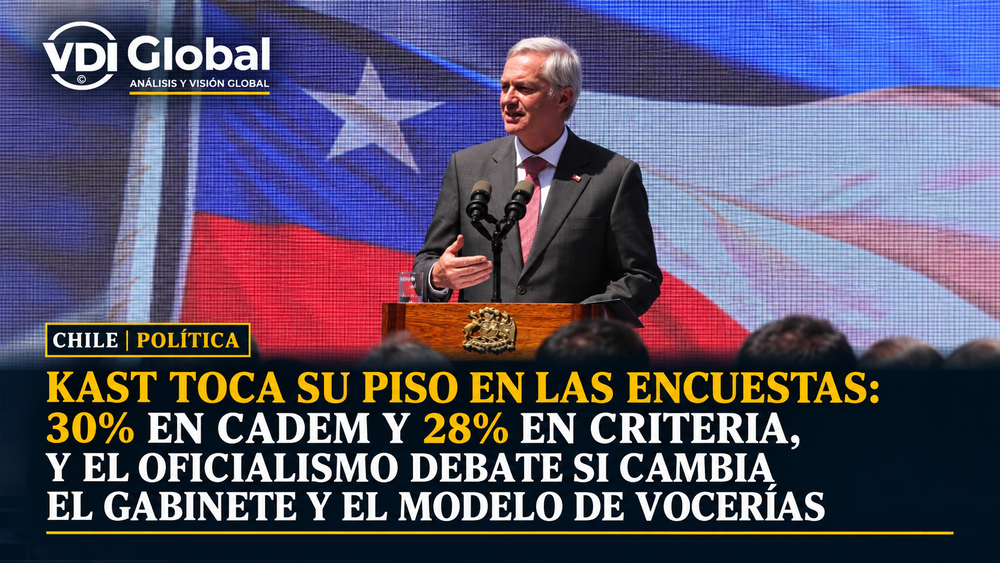 KAST TOCA SU PISO EN LAS ENCUESTAS: 30% EN CADEM Y 28% EN CRITERIA, Y EL OFICIALISMO DEBATE SI CAMBIA EL GABINETE Y EL MODELO DE VOCERÍAS post image