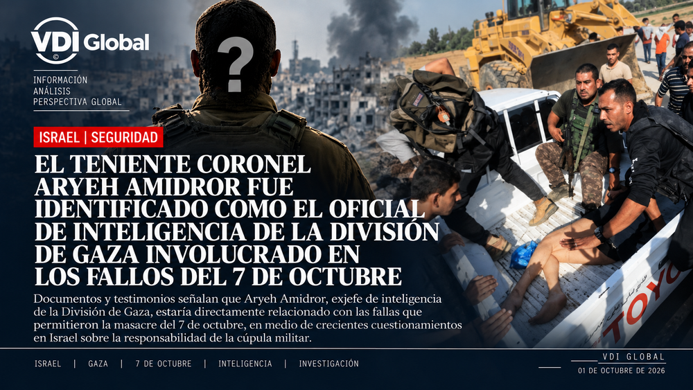 EL TENIENTE CORONEL ARYEH AMIDROR FUE IDENTIFICADO COMO EL OFICIAL DE INTELIGENCIA DE LA DIVISIÓN DE GAZA INVOLUCRADO EN LOS FALLOS DEL 7 DE OCTUBRE post image