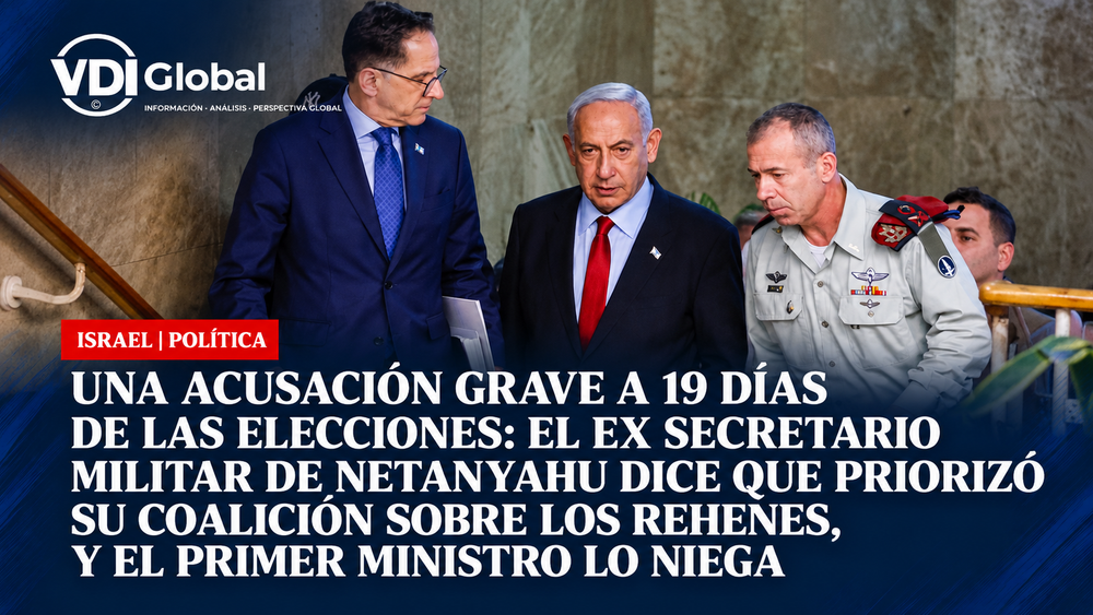 UNA ACUSACIÓN GRAVE A 19 DÍAS DE LAS ELECCIONES: EL EX SECRETARIO MILITAR DE NETANYAHU DICE QUE PRIORIZÓ SU COALICIÓN SOBRE LOS REHENES, Y EL PRIMER MINISTRO LO NIEGA post image