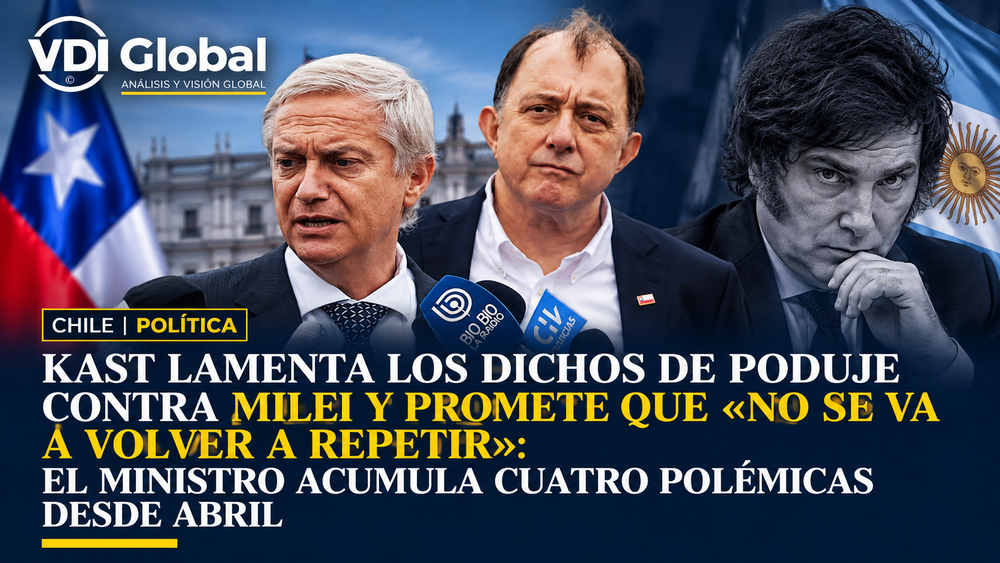 KAST LAMENTA LOS DICHOS DE PODUJE CONTRA MILEI Y PROMETE QUE «NO SE VA A VOLVER A REPETIR»: EL MINISTRO ACUMULA CUATRO POLÉMICAS DESDE ABRIL post image