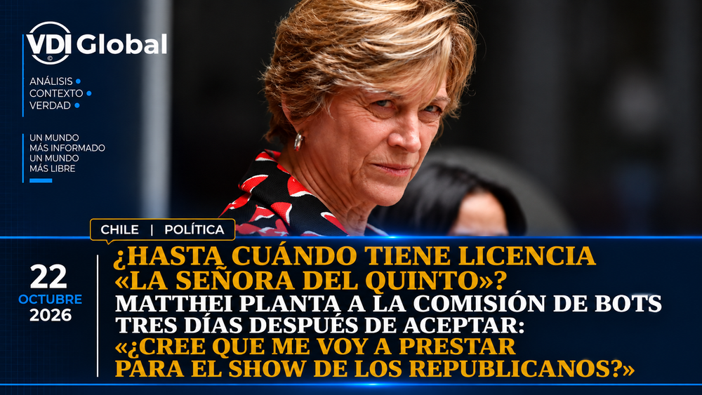 ¿HASTA CUÁNDO TIENE LICENCIA «LA SEÑORA DEL QUINTO»? MATTHEI PLANTA A LA COMISIÓN DE BOTS TRES DÍAS DESPUÉS DE ACEPTAR: «¿CREE QUE ME VOY A PRESTAR PARA EL SHOW DE LOS REPUBLICANOS?» post image